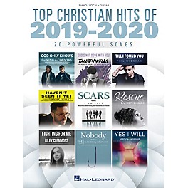 Hal Leonard Top Christian Hits of 2019-2020 Piano/Vocal/Guitar Songbook