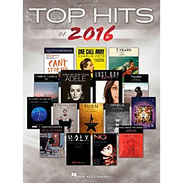 Hal Leonard Top Hits Of 2016 for Easy Piano