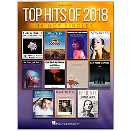 Hal Leonard Top Hits of 2018 Easy Piano Songbook