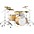 Yamaha Tour Custom Maple 4-Piece Shell Pack With 22" Bass Drum Butterscotch Satin
