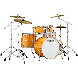 Blemished Yamaha Tour Custom Maple 4-Piece Shell Pack With 22" Bass Drum Level 2 Caramel Satin 197881127015