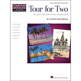 Hal Leonard Tour for Two - Six Duets for One Piano Four Hands - HLSPL Composer Showcase-Late Elementary