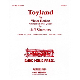 Band Music Press Toyland (for Brass Quartet) Concert Band Level 2 1/2 Arranged by Jeff Simmons