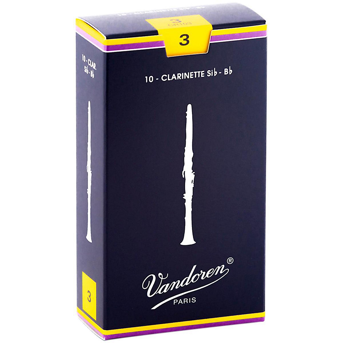 Vandoren Traditional Bb Reeds Strength 3 Box of 10 Guitar Center
