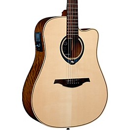 Open Box Lag Guitars Tramontane HyVibe THV20DCE Dreadnought Acoustic-Electric Smart Guitar Level 1 Natural