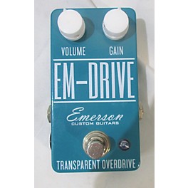 Used Emerson Transparent Overdrive Effect Pedal