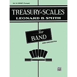 Alfred Treasury of Scales for Band and Orchestra 3rd B-Flat Cornet