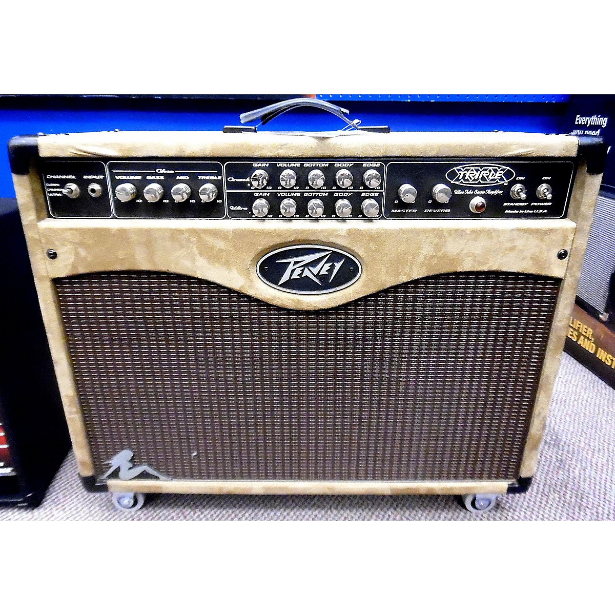 Used Peavey Triple Xxx 120w Tube Guitar Amp Head Guitar Center 3238