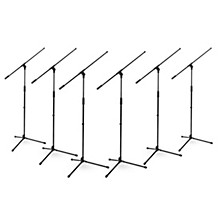 Musician's Gear Tripod Boom Microphone Stand 6-Pack