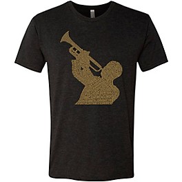 LA Pop Art Trumpet Player Black T-Shirt