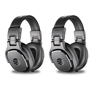 Sterling Audio Two Pair of S400 Headphones With 40 mm Drivers Black 