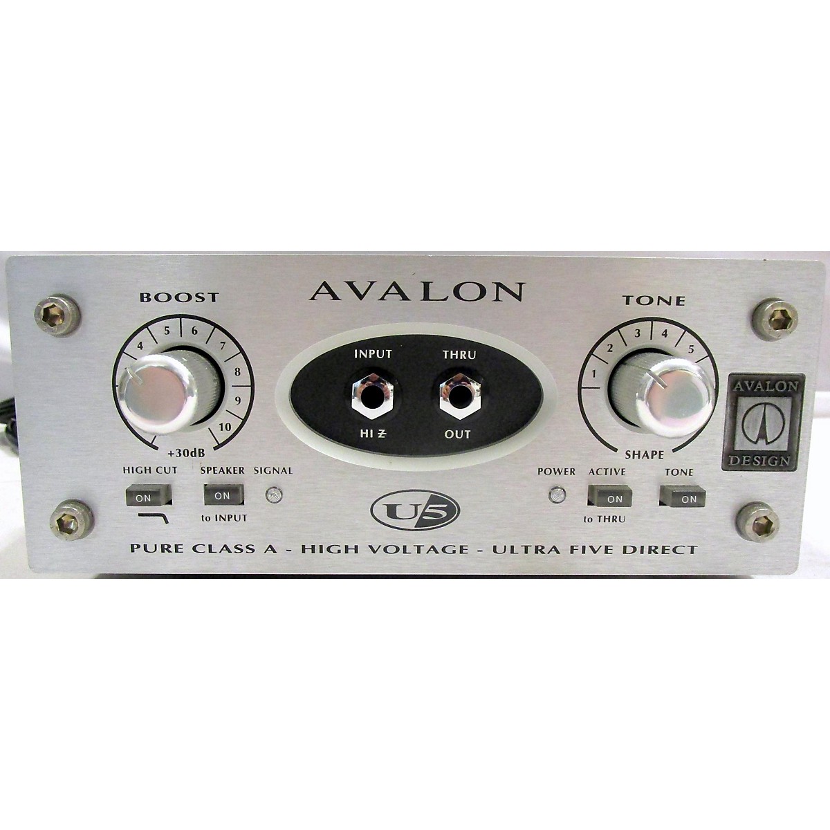 Used Avalon U5 Pure Class A Mono Direct Box Guitar Center