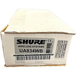 Used Shure UA834WB IN LINE ANTENNA AMP BOXED