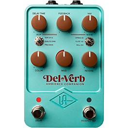 Open Box Universal Audio UAFX Del-Verb Ambience Companion Effects Pedal