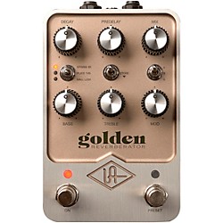 UAFX Golden Reverberator Effects Pedal Gold