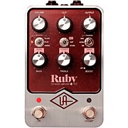 UAFX Ruby '63 Top Boost Amplifier Effects Pedal Dark Maroon