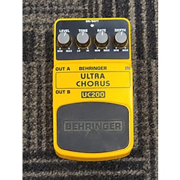 Used Behringer UC200 Stereo Chorus Effect Pedal