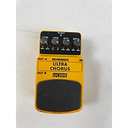 Used Behringer UC200 Stereo Chorus Effect Pedal