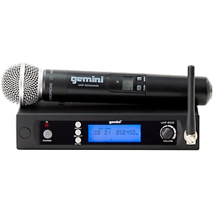 Gemini UHF-6100M Single Handheld Wireless System  