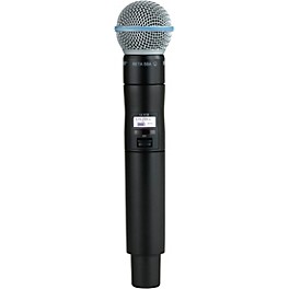 Blemished Shure ULXD2/B58 Digital Handheld Transmitter With Beta 58A Capsule Level 2 Band H50 197881028565