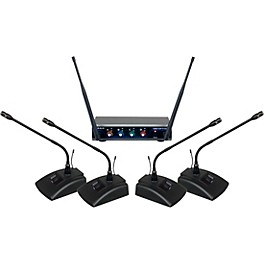 Open Box VocoPro USB-CONFERENCE-4 4-User Wireless Microphone/USB Interface Package, 902-927.2mHz