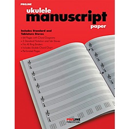 Proline Ukulele Manuscript Paper Pad
