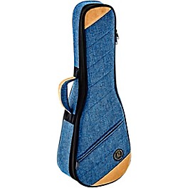 Open Box Ortega Ukulele Tenor Reinforced Soft Case Level 1 Blue Black