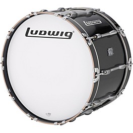 Open Box Ludwig Ultimate Marching Bass Drum - Black Level 1 30 in.