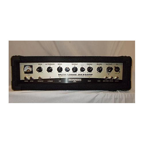 Used Behringer Ultrabass BX4500H Bass Amp Head Guitar Center