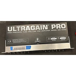 Used Behringer Ultragain Pro MIC2200 Microphone Preamp