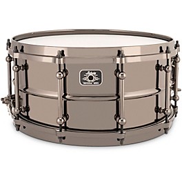 Open Box Ludwig Universal Series Black Brass Snare Drum with Black Nickel Die-Cast Hoops Level 1 14 x 6.5 in.