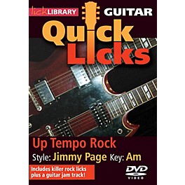 Licklibrary Up Tempo Rock - Quick Licks (Style: Jimmy Page; Key: Am) Lick Library Series DVD Written by Danny Gill