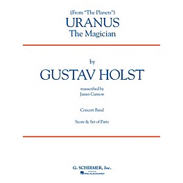 G. Schirmer Uranus (Score and Parts) Concert Band Level 4-5 Composed by Gustav Holst