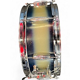Used 1950s Slingerland 5.5X14 Radio King Snare Blue Mist Drum