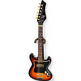 Used 1960s Kingston 1 2 Color Sunburst Solid Body Electric Guitar