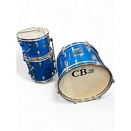 Used 1970s CB Percussion 3 Piece 700 Blue Drum Kit