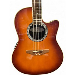 Used 1971 Ovation CC057  2 Tone Sunburst Acoustic Electric Guitar