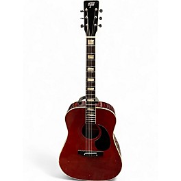Used 1974 Hondo H177A Cherry Acoustic Guitar