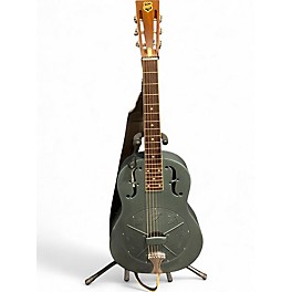 Used 1988 National Delphi Resonator Green Resonator Guitar