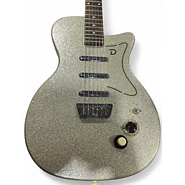 Used 1990s Danelectro U3 Silver Solid Body Electric Guitar