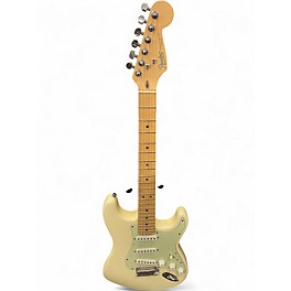 Used 1993 Fender American Standard Stratocaster Olympic Pearl Solid Body Electric Guitar
