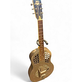 Used 1998 National Polychrome Tricome Gray Resonator Guitar
