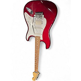 Used 1999 Fender Player Stratocaster HSS Floyd Rose Candy Apple Red Metallic Solid Body Electric Guitar