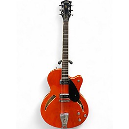 Used 2000s Gretsch Guitars G3140 Historic Series Trans Orange Hollow Body Electric Guitar