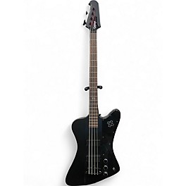 Used 2004 Epiphone GOTH THUNDERBIRD IV SATIN BLACK Electric Bass Guitar