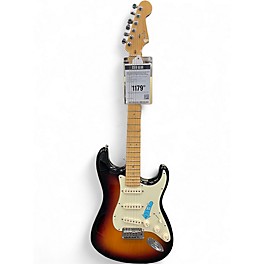 Used 2004 Fender american deluxe 50th anniversary stratocaster 3 Tone Sunburst Solid Body Electric Guitar