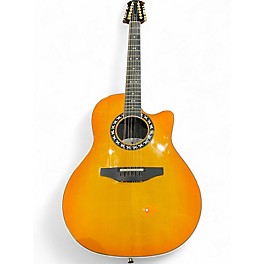 Used 2004 Ovation 6756LX Sunburst 12 String Acoustic Electric Guitar