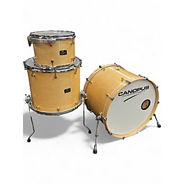 Used 2005 Canopus 3 Piece RFM 3 Piece Natural Drum Kit