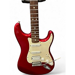 Used 2006 Fender Standard Stratocaster Chrome Red Solid Body Electric Guitar