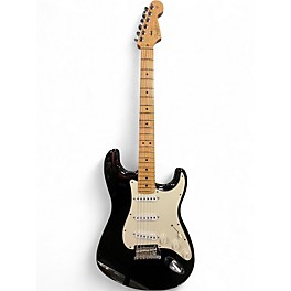 Used 2008 Fender American Standard Stratocaster Black Solid Body Electric Guitar